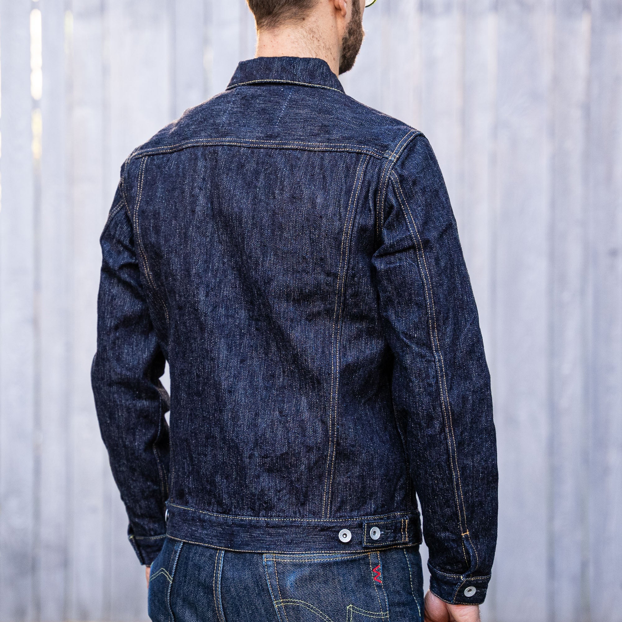 Iron Heart 16oz Slubby Selvedge Denim Modified Type III Jacket – IH-526J-SLB - Image 4
