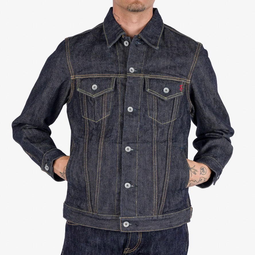 Iron Heart 21oz Selvedge Denim Modified Type III Jacket – IH-526PJ - Image 3