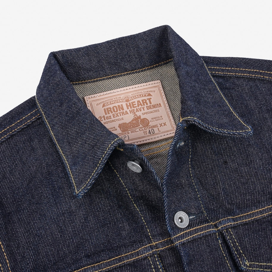 Iron Heart 21oz Selvedge Denim Modified Type III Jacket – IH-526PJ - Image 5