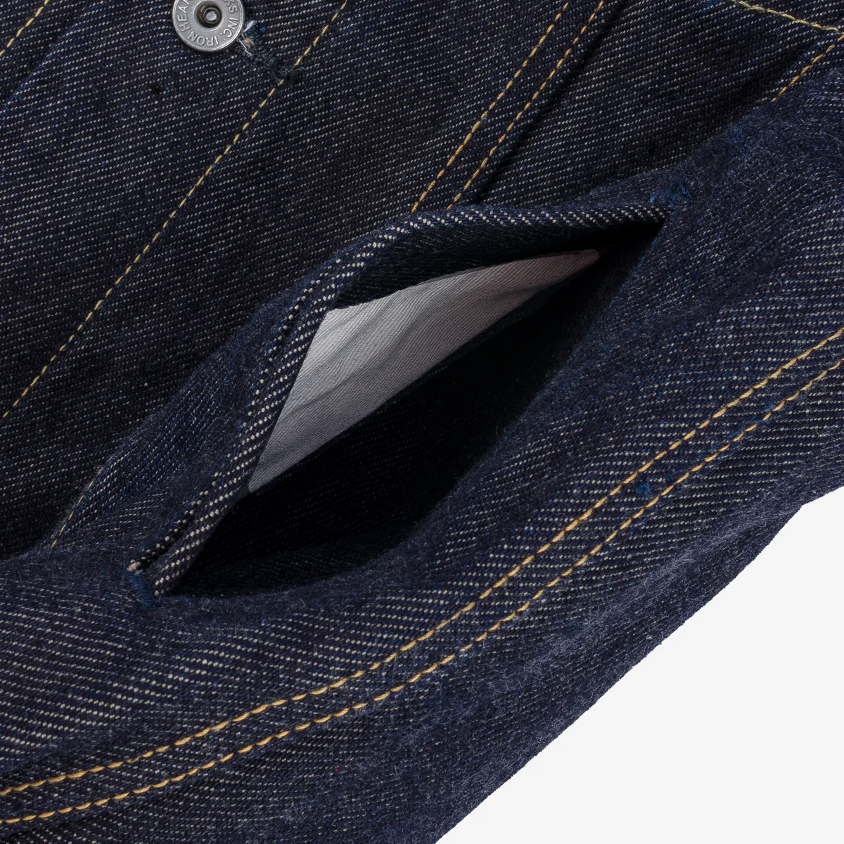Iron Heart 21oz Selvedge Denim Modified Type III Jacket – IH-526PJ - Image 7