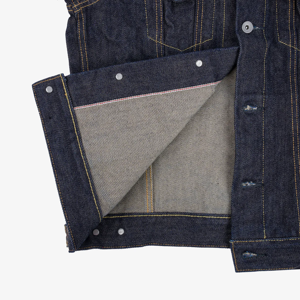 Iron Heart 21oz Selvedge Denim Modified Type III Jacket – IH-526PJ - Image 8