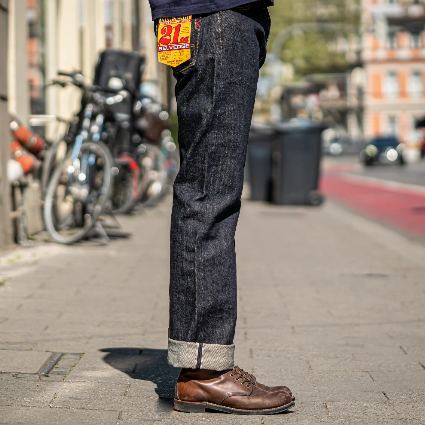 Iron Heart 634s 21oz Selvedge Jeans - Classic Straight - Image 4