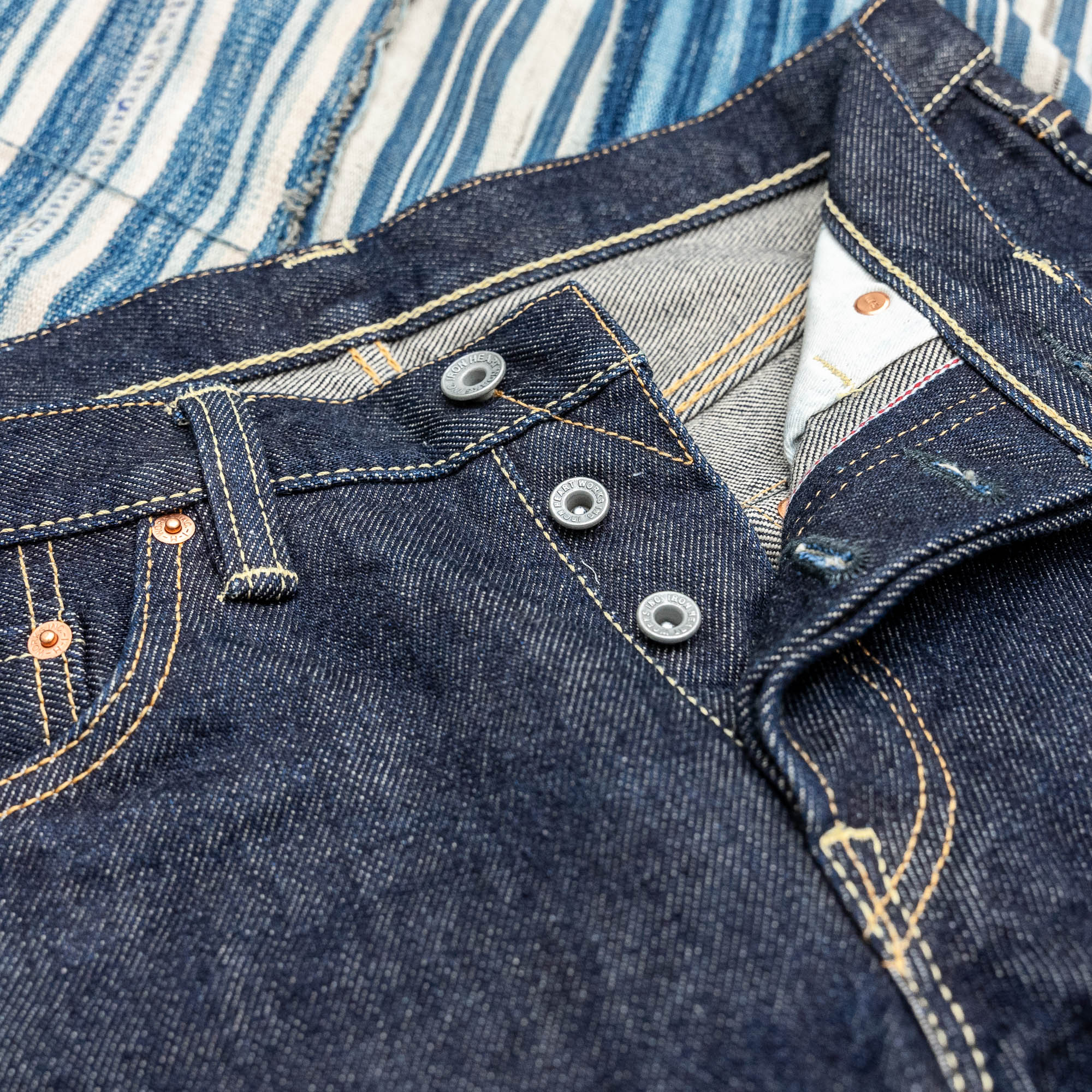 Iron Heart 777s 21oz Selvedge Jeans - Slim Tapered - Image 4