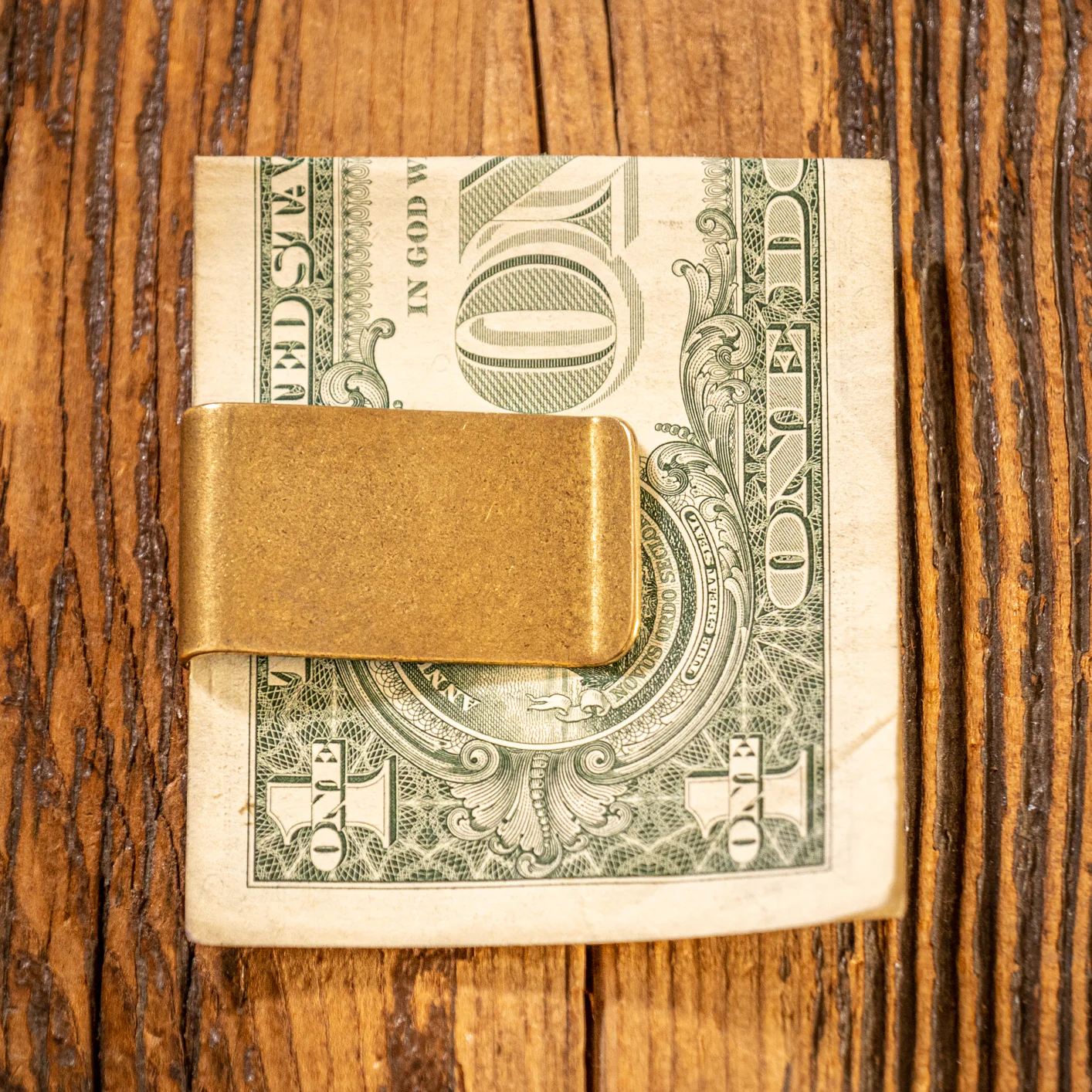 Kobashi Studio Money Clip - Solid Brass - Image 4