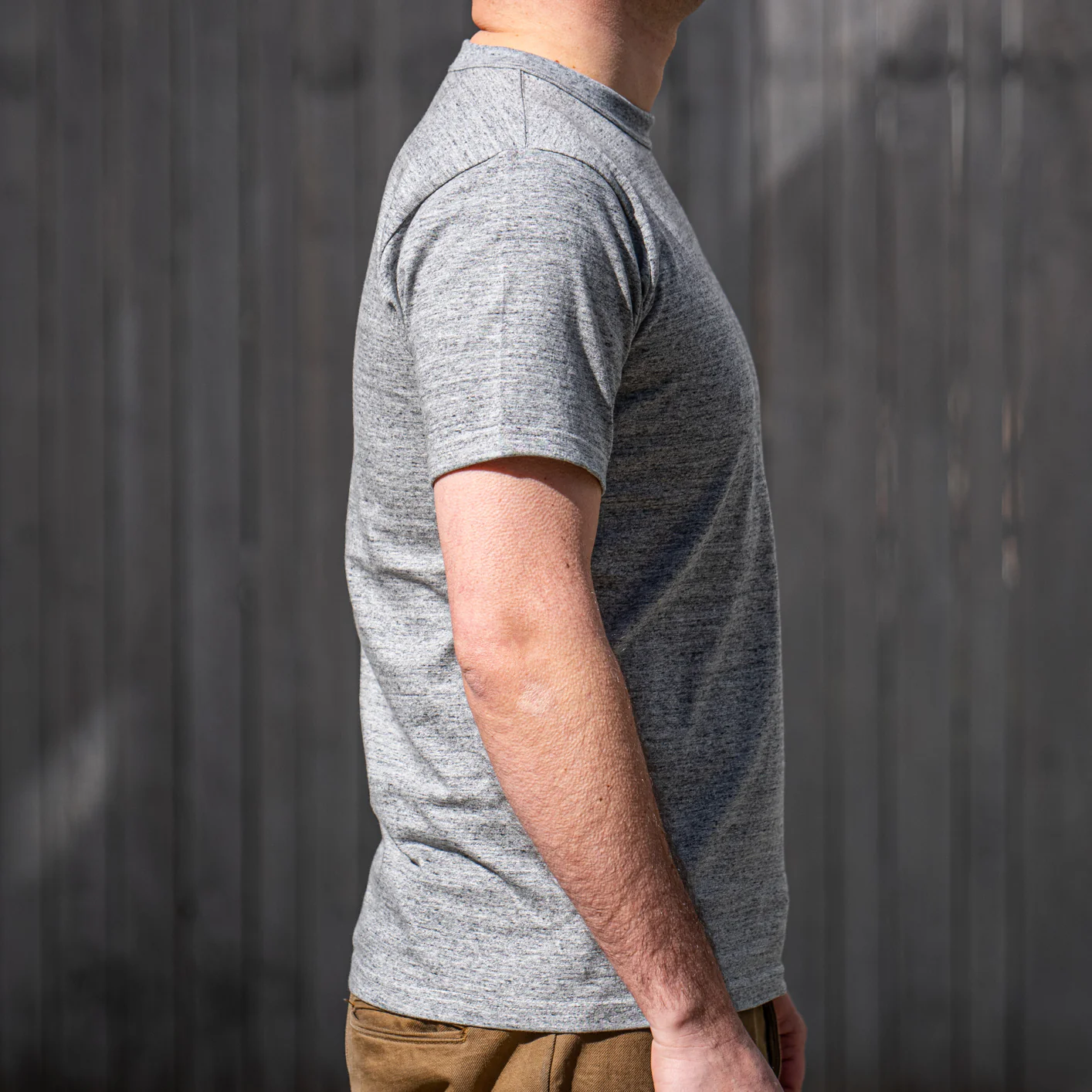 Whitesville 7oz Tubular Knit Tee - 2-Pack / Heather Grey - Image 4