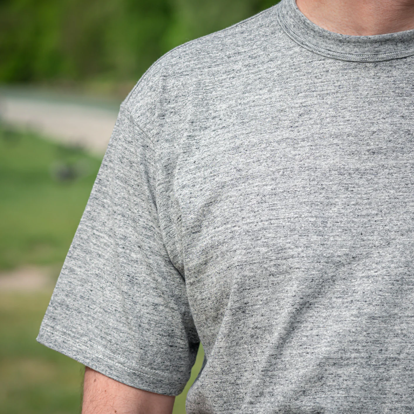 Whitesville 7oz Tubular Knit Tee - 2-Pack / Heather Grey - Image 8