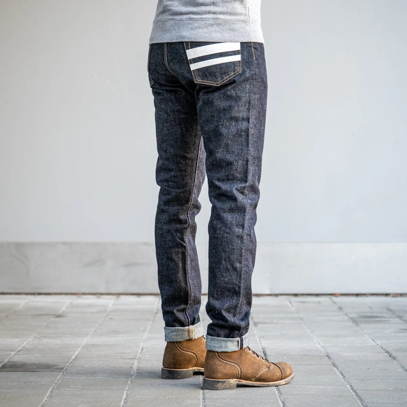 Momotaro 0405-SP 15,7oz High Tapered Jeans - Going to Battle - Image 5