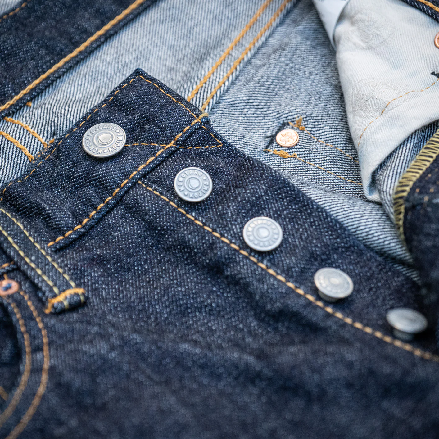 Momotaro 0405-V 15,7oz High Tapered Jeans - Image 6