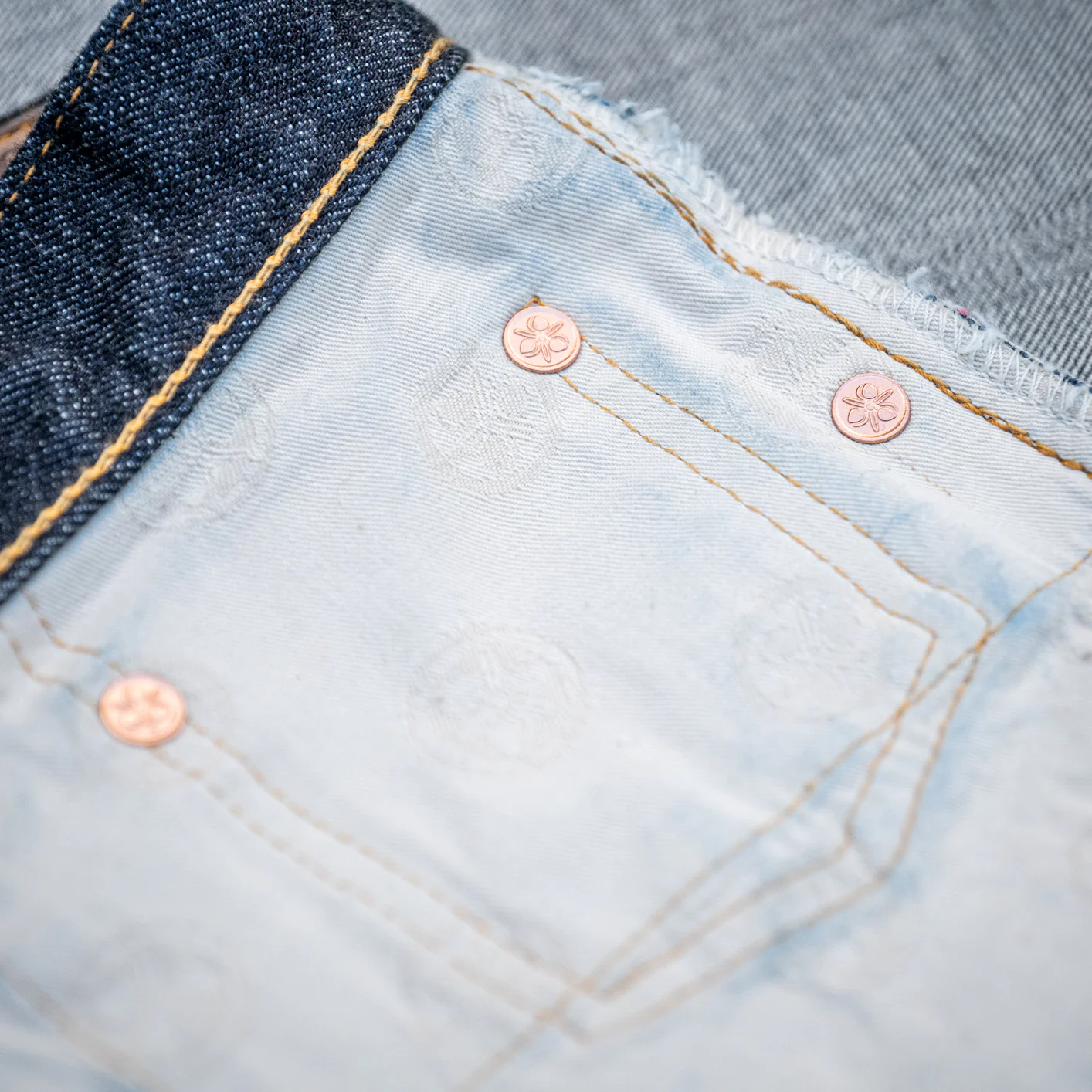 Momotaro 0405-V 15,7oz High Tapered Jeans - Image 7