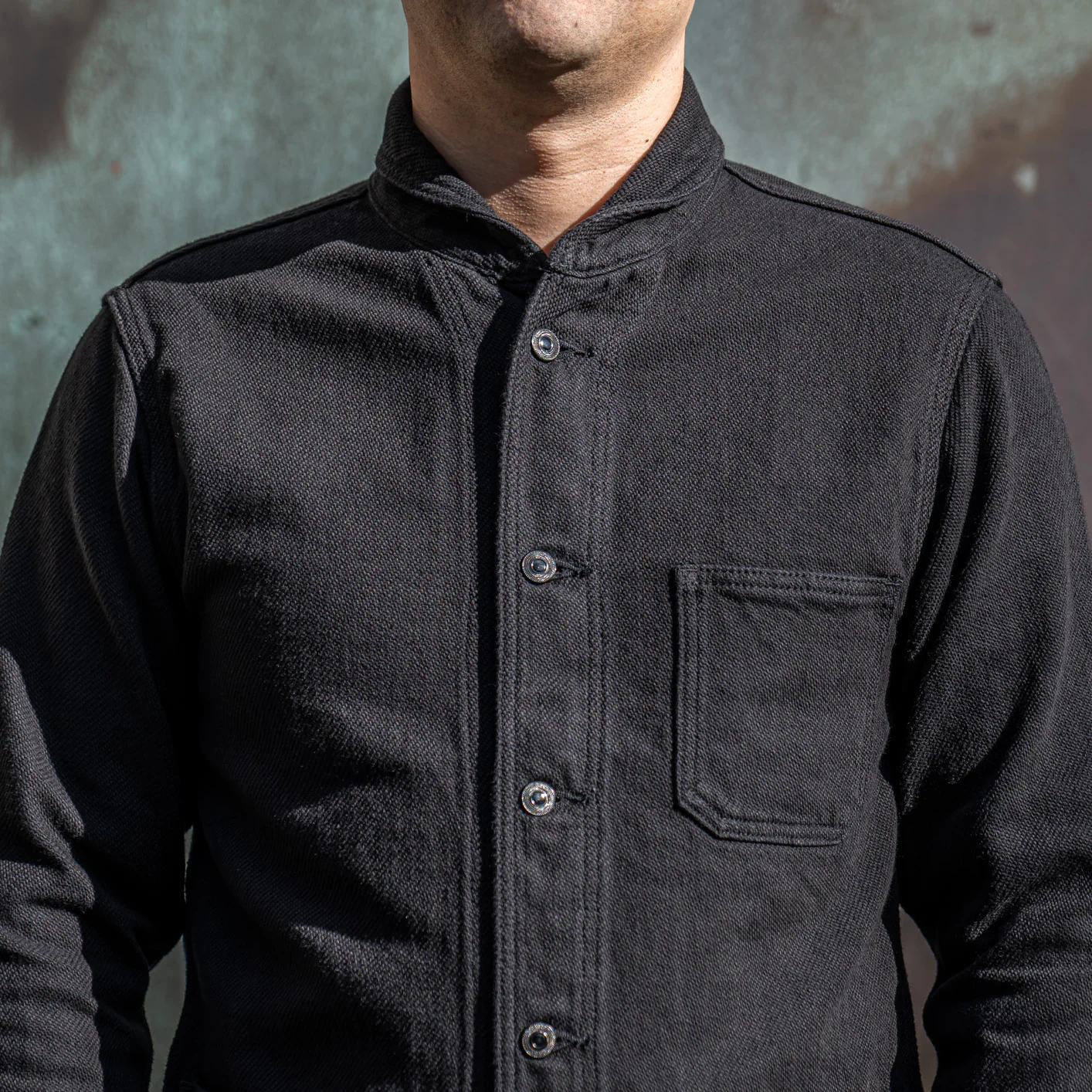 Momotaro 13oz Black Dobby Coverall - Image 3