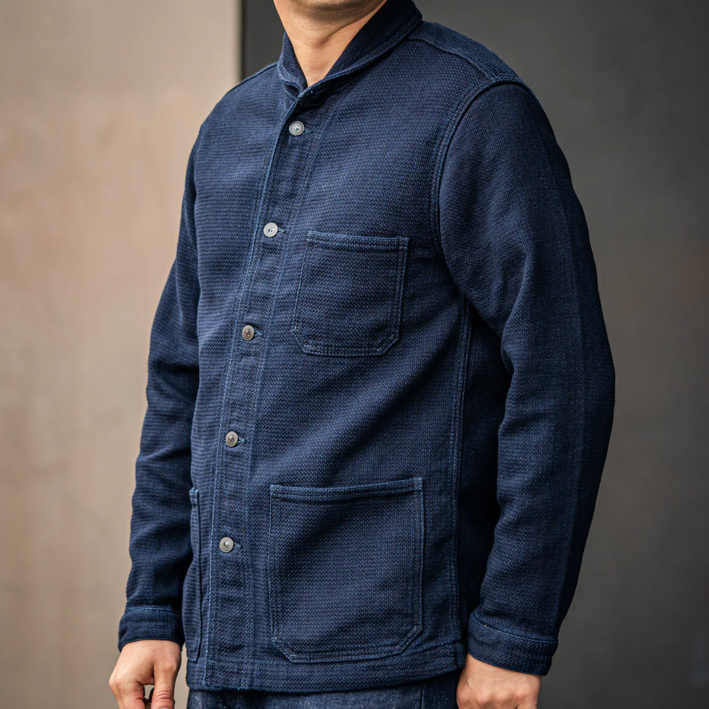 Momotaro 13oz Indigo Dobby Coverall - Image 3