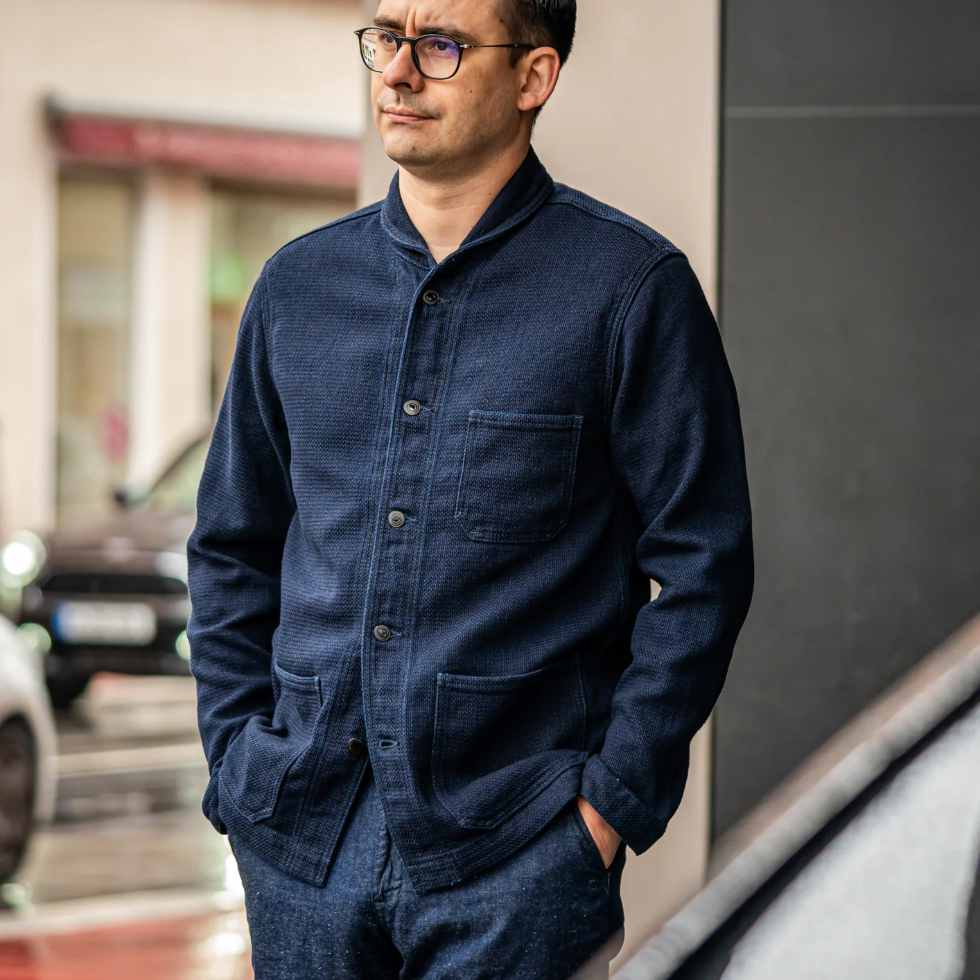 Momotaro 13oz Indigo Dobby Coverall - Image 7