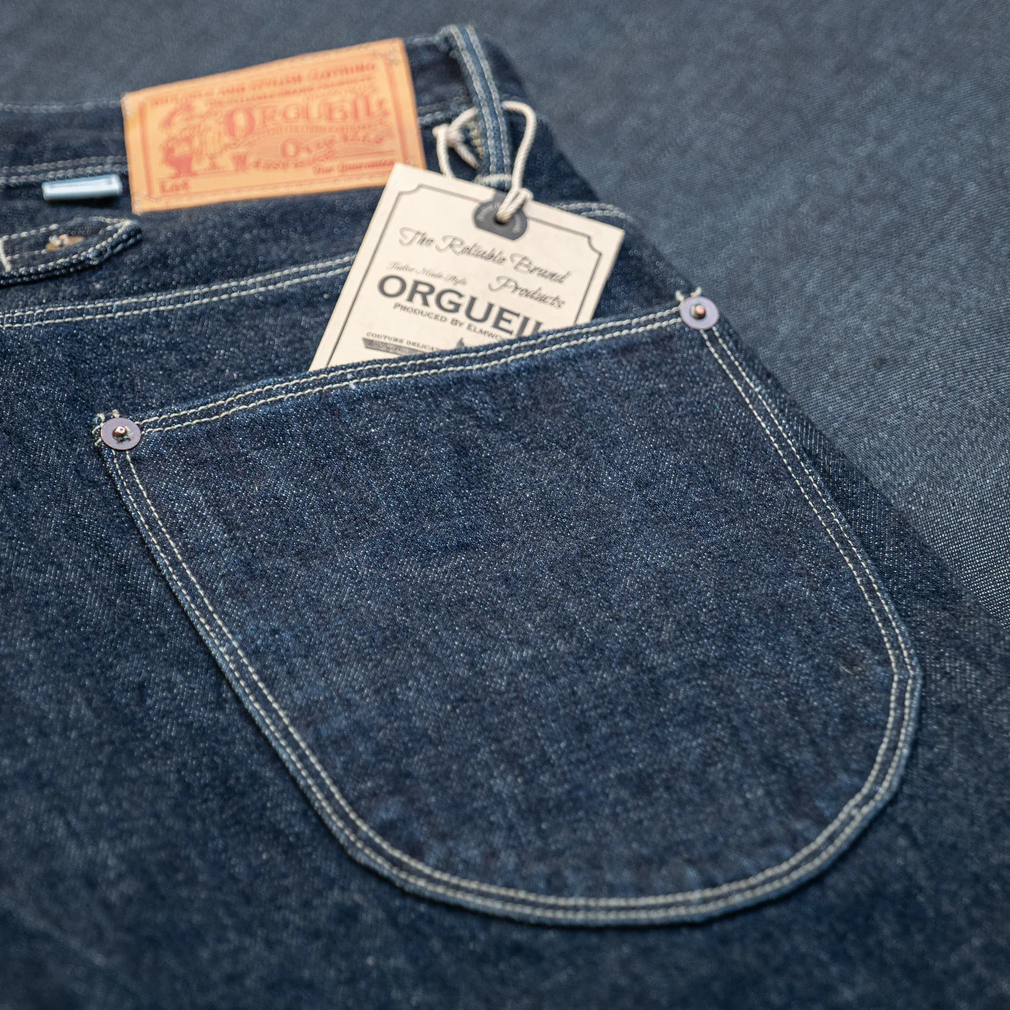 Orgueil OR-1001 13oz Tailor Jeans - Slim Straight - Image 5