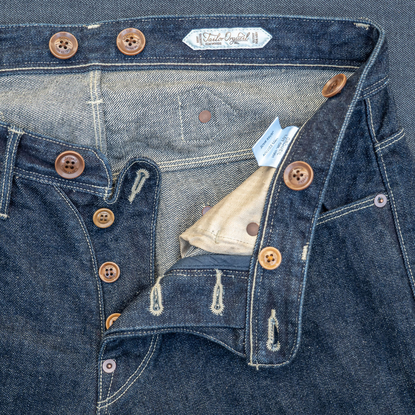 Orgueil OR-1001 13oz Tailor Jeans - Slim Straight - Image 8