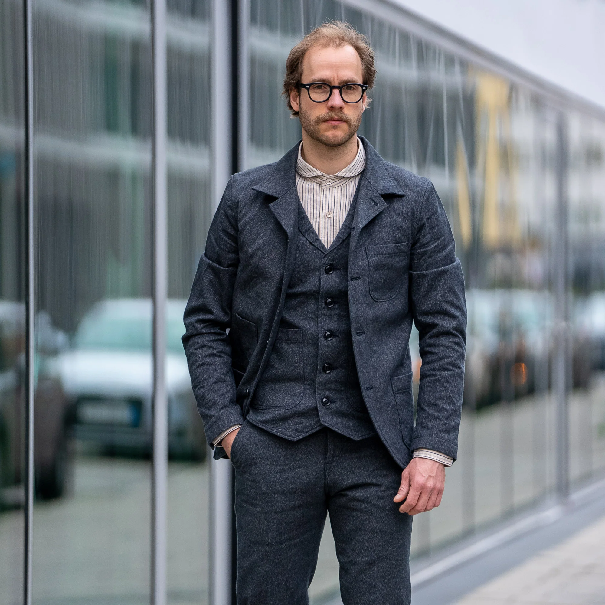 Orgueil OR-4009 Twisted Heather Classic Gilet - Image 7