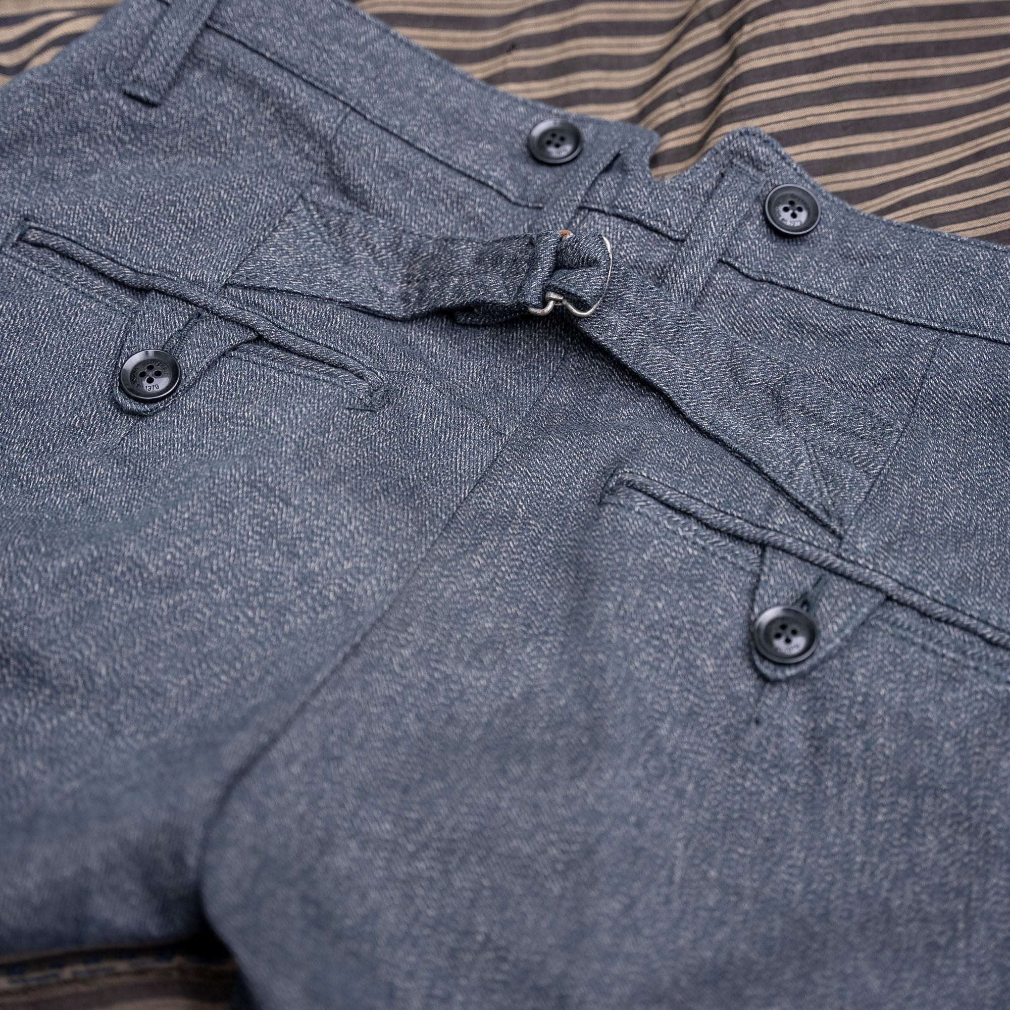 Orgueil OR-1002 Twisted Heather Classic Low Trouser - Slim Straight - Image 4