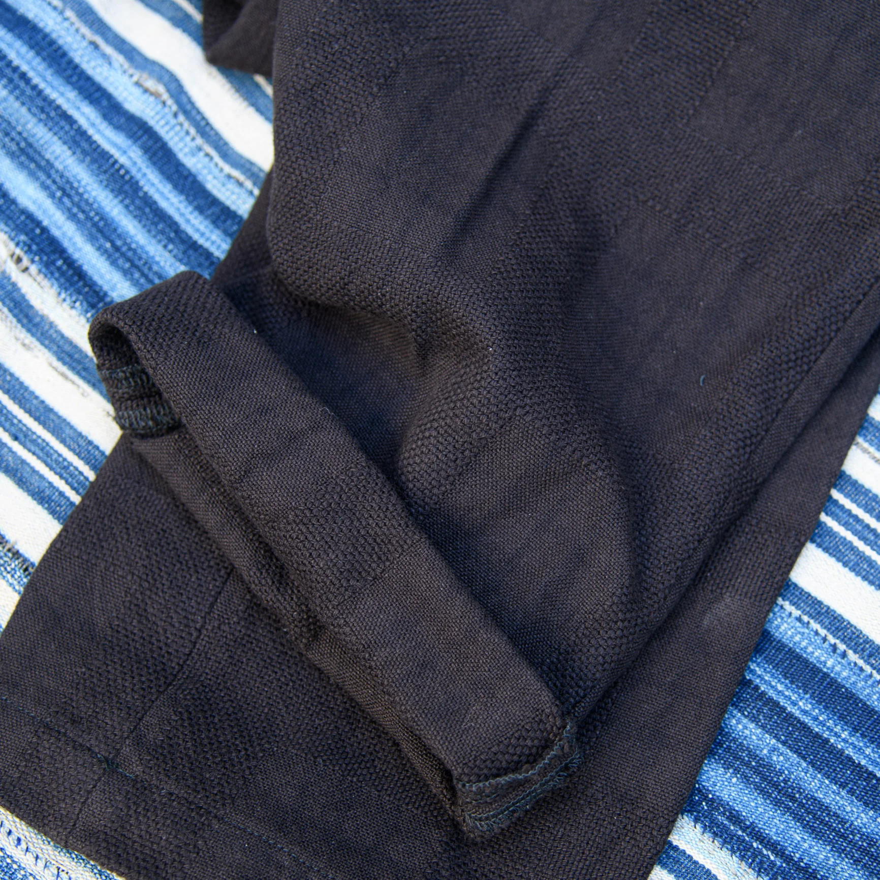 Orgueil OR-1105 11,5oz Black Check Dobby Trouser – Regular Tapered - Image 5