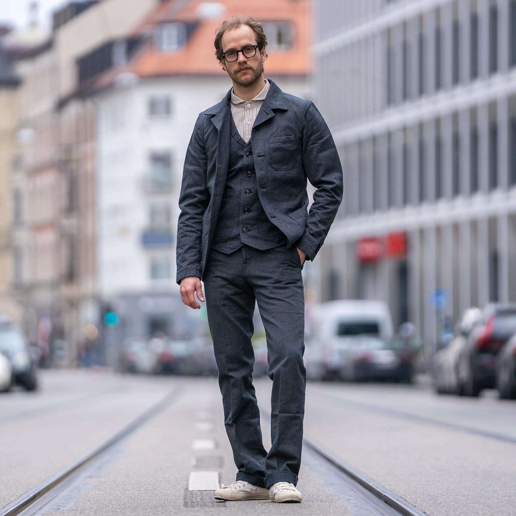 Orgueil OR-4012 Twisted Heather Sack Jacket - Image 20