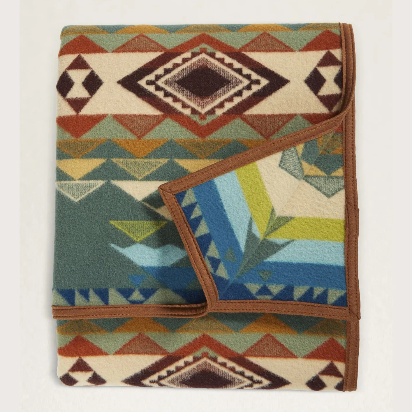 Pendleton Jacquard Blanket - Highland Peak / Balsam Green - Image 3