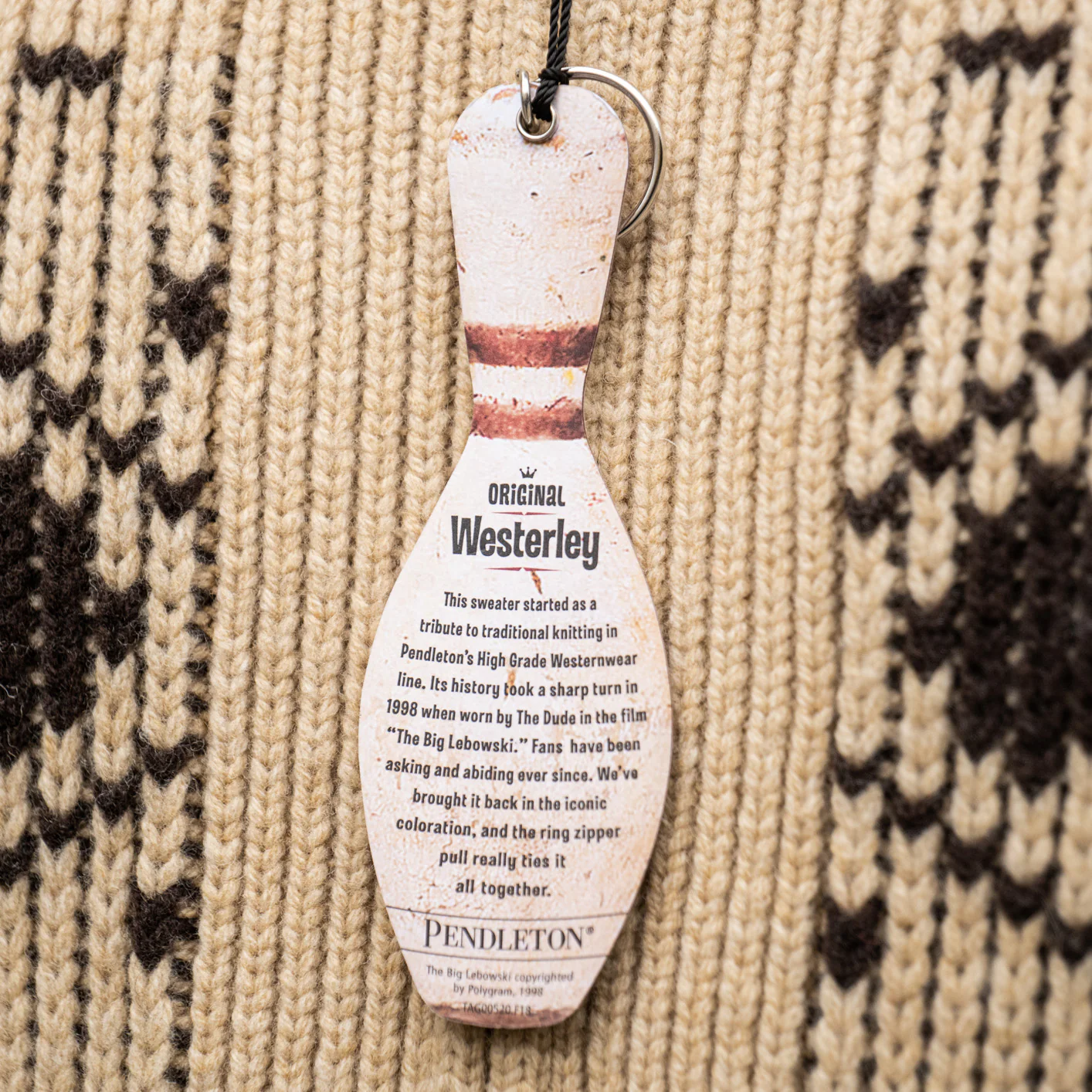 Pendleton The Original Westerley Cardigan – Tan/Brown - Image 7