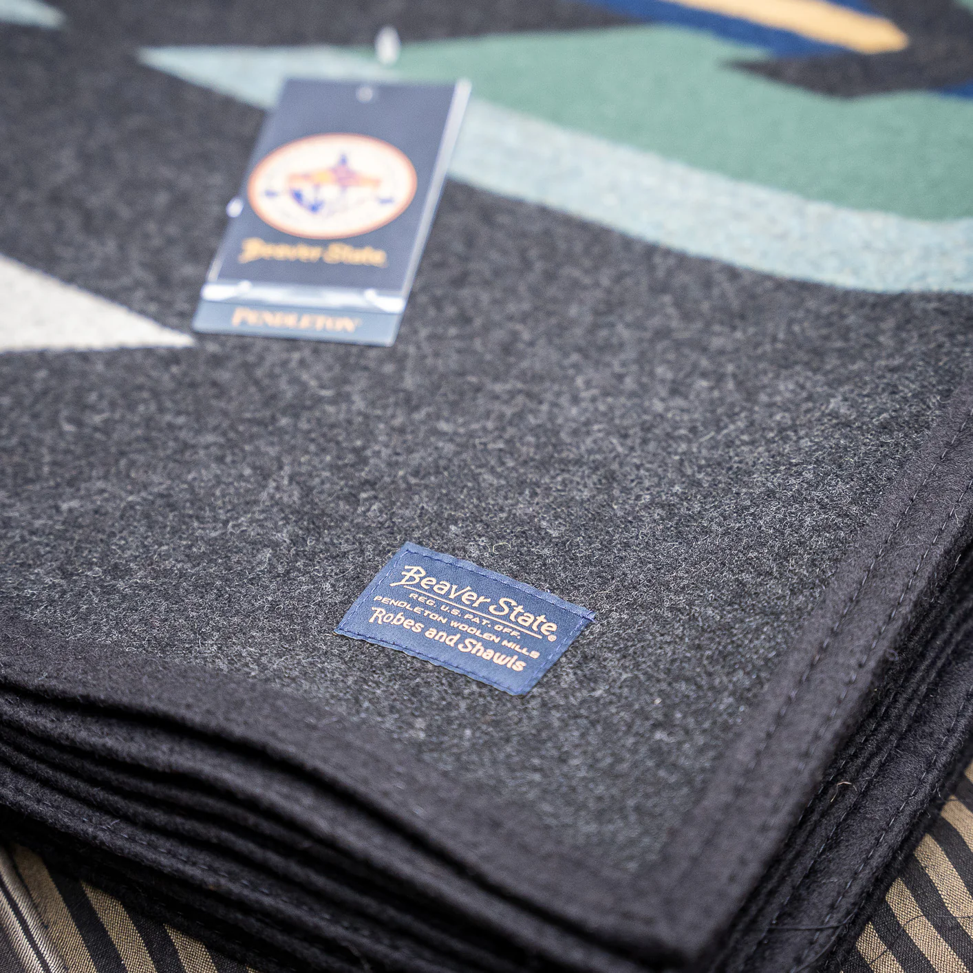 Pendleton Blanket - Wyeth Trail / Oxford - Image 3