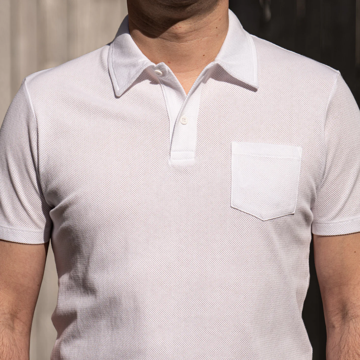 Sunspel Riviera Polo Shirt - White - Image 3