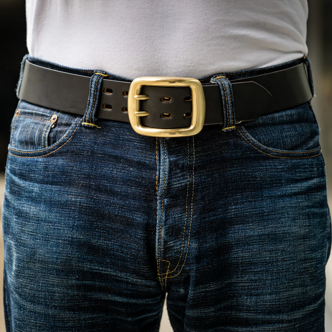 Samurai 2-Prong Heavy Curve Belt - Black - Image 4