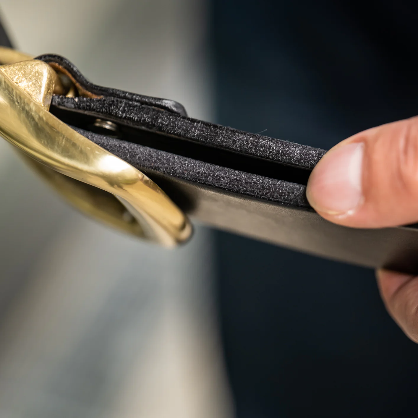 Samurai 2-Prong Heavy Curve Belt - Black - Image 7