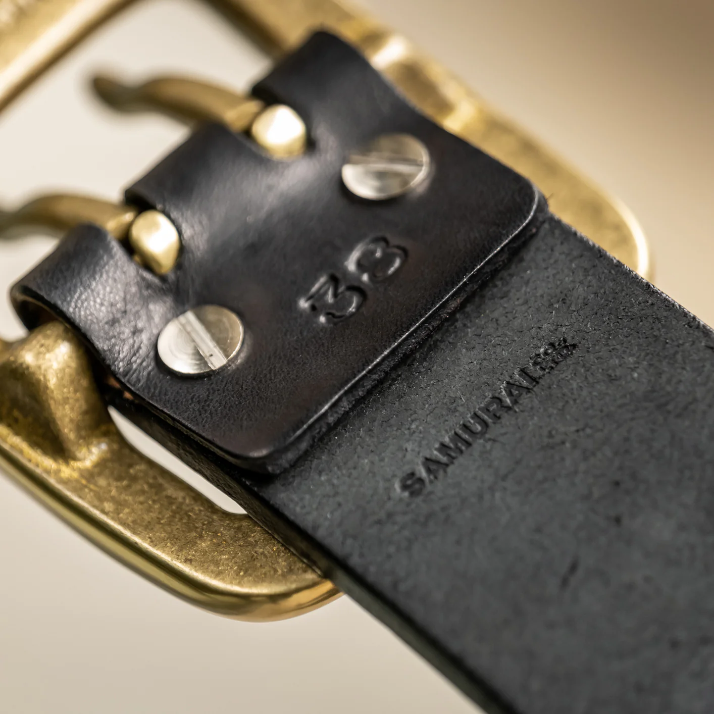 Samurai 2-Prong Heavy Curve Belt - Black - Image 8