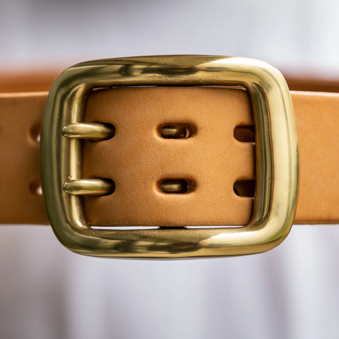 Samurai 2-Prong Heavy Curve Belt - Natural - Image 7