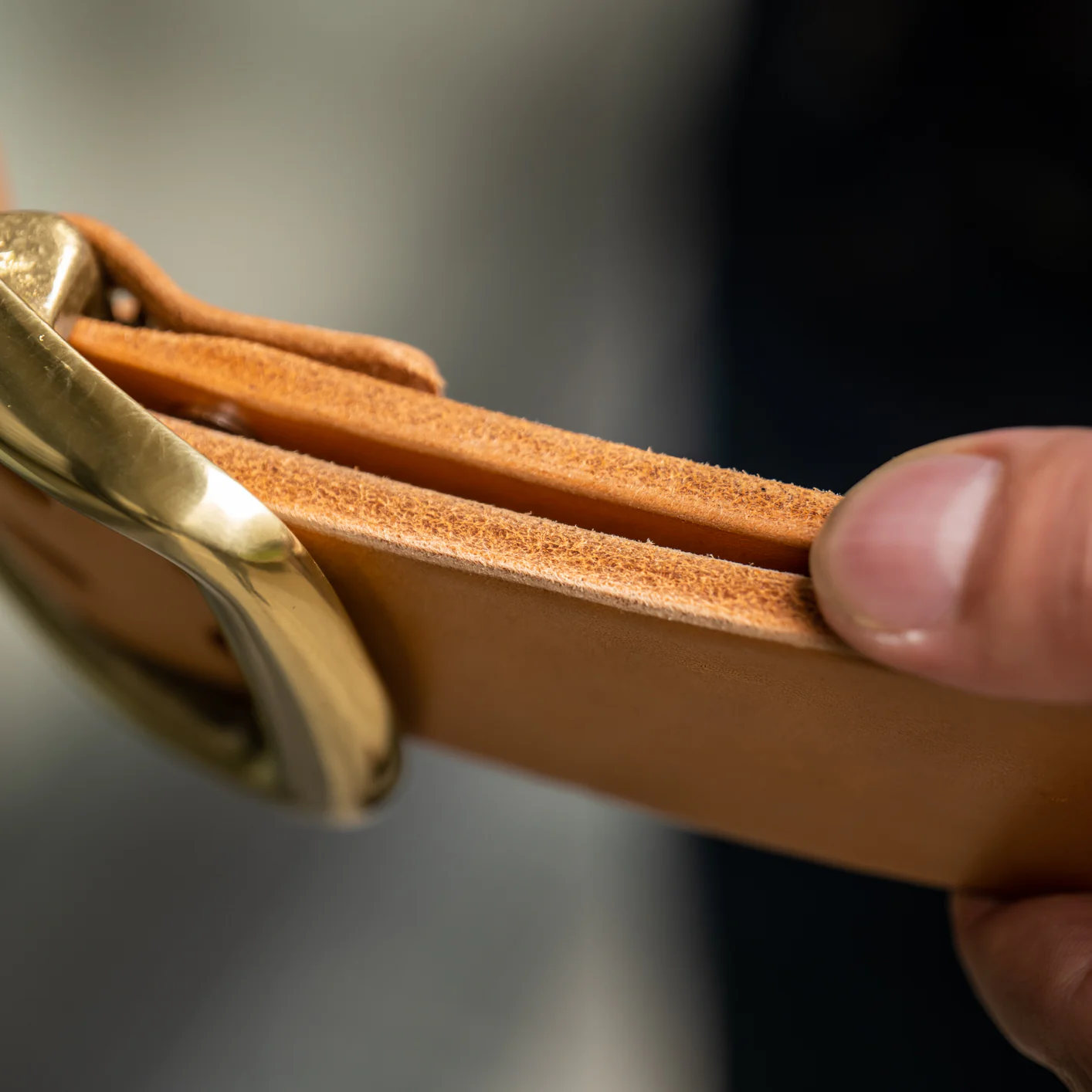 Samurai 2-Prong Heavy Curve Belt - Natural - Image 8