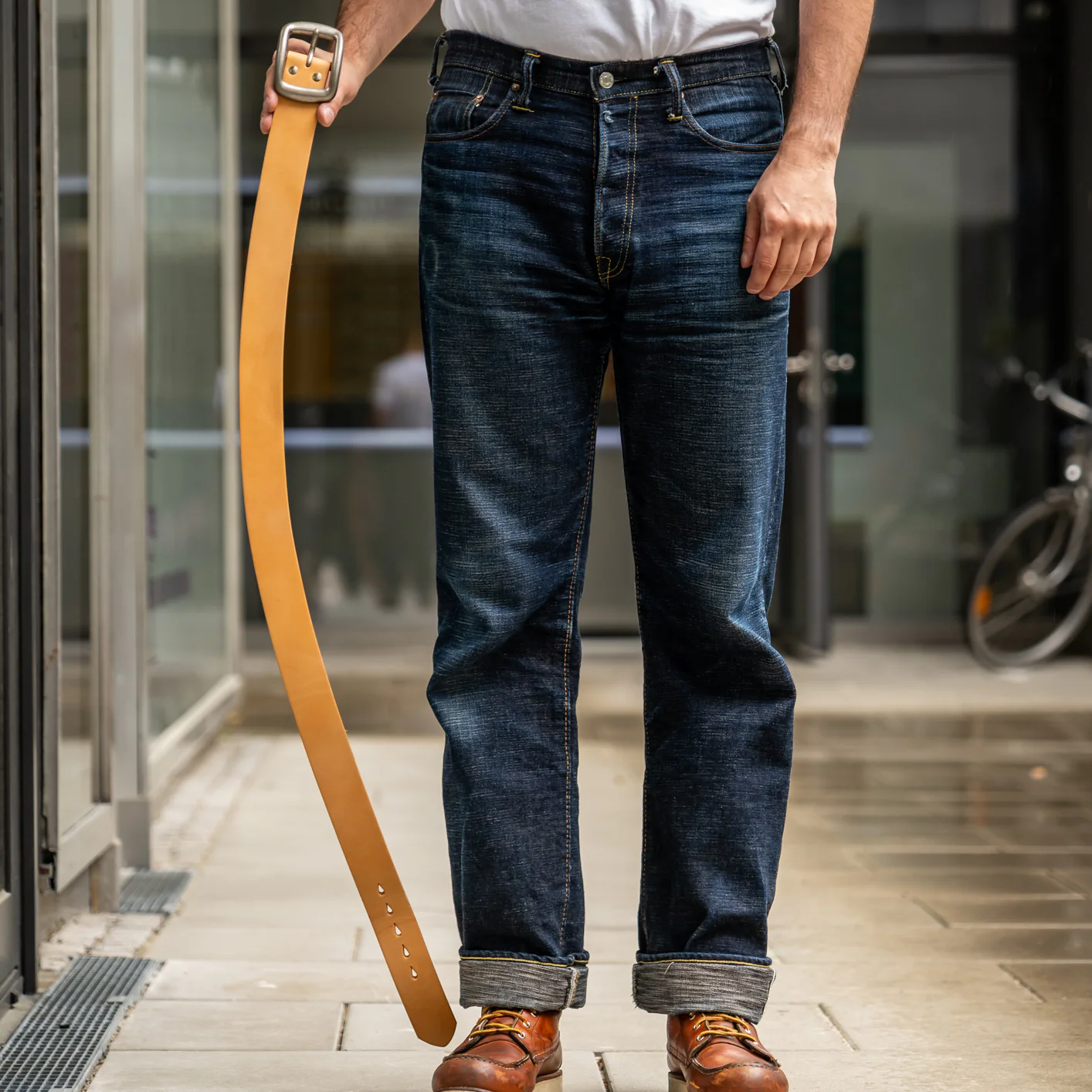 Samurai Heavy Curve Belt - Natural - Image 3