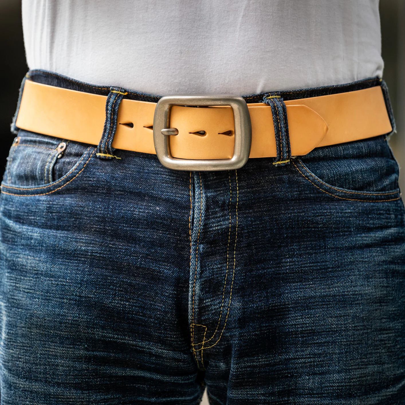 Samurai Heavy Curve Belt - Natural - Image 4