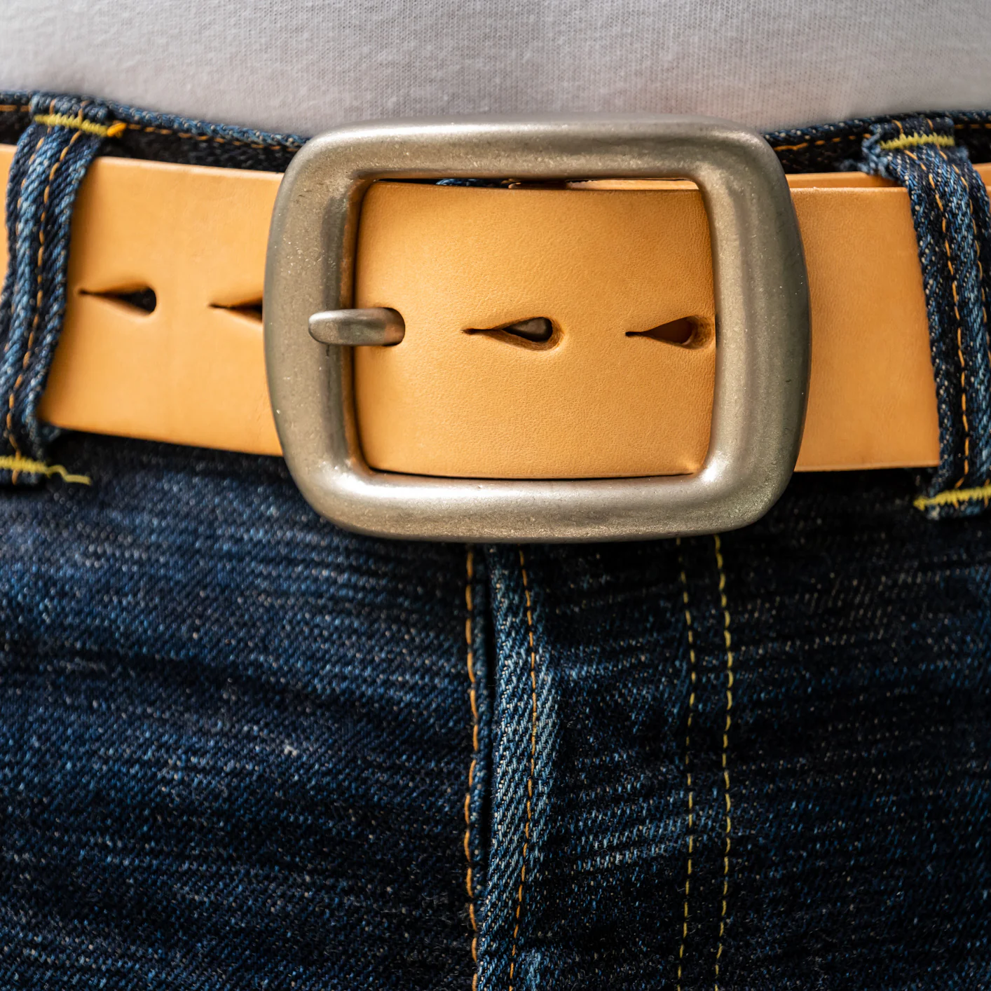 Samurai Heavy Curve Belt - Natural - Image 6