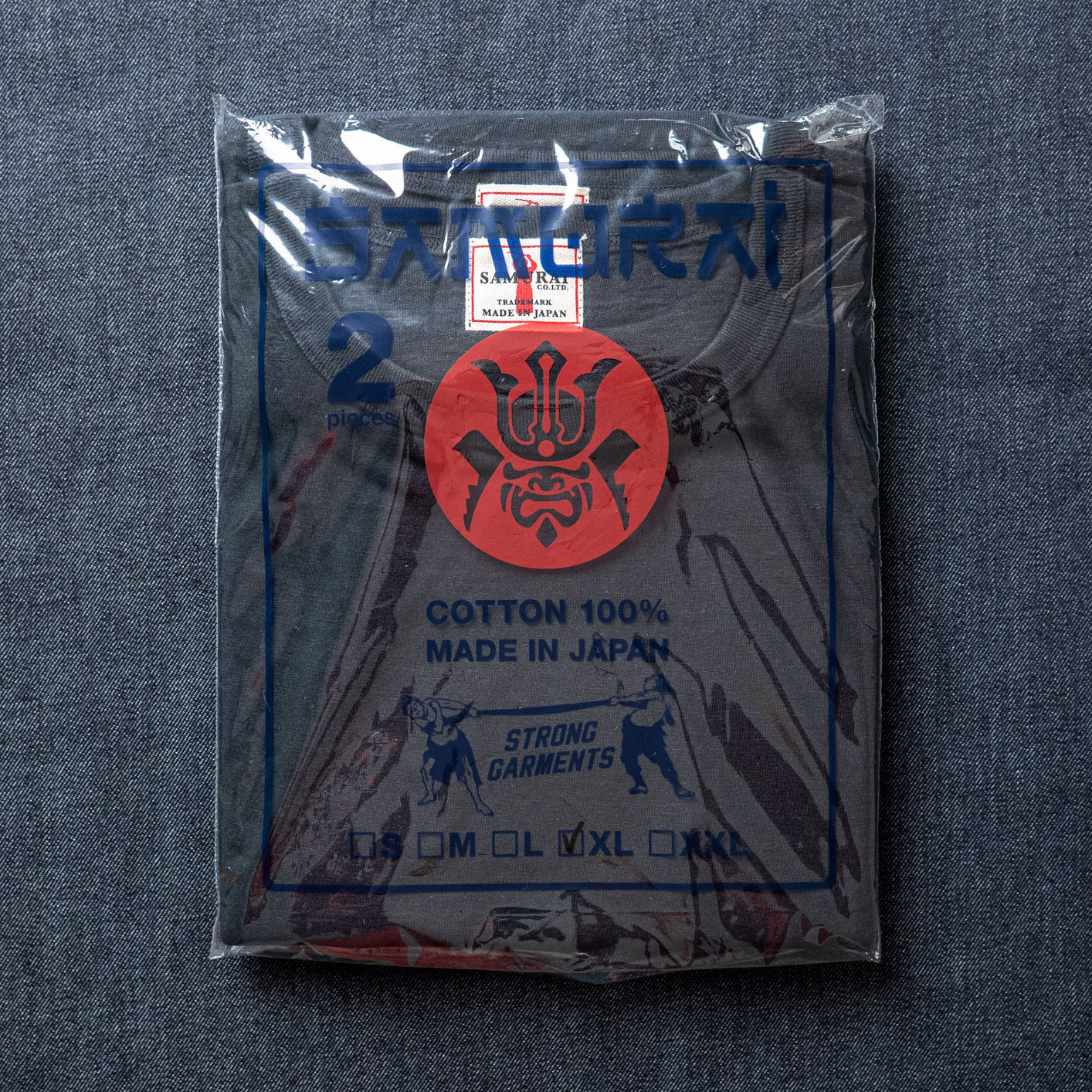 Samurai 5.4oz Loopwheeled T-Shirt 2-Pack – Black - Image 5