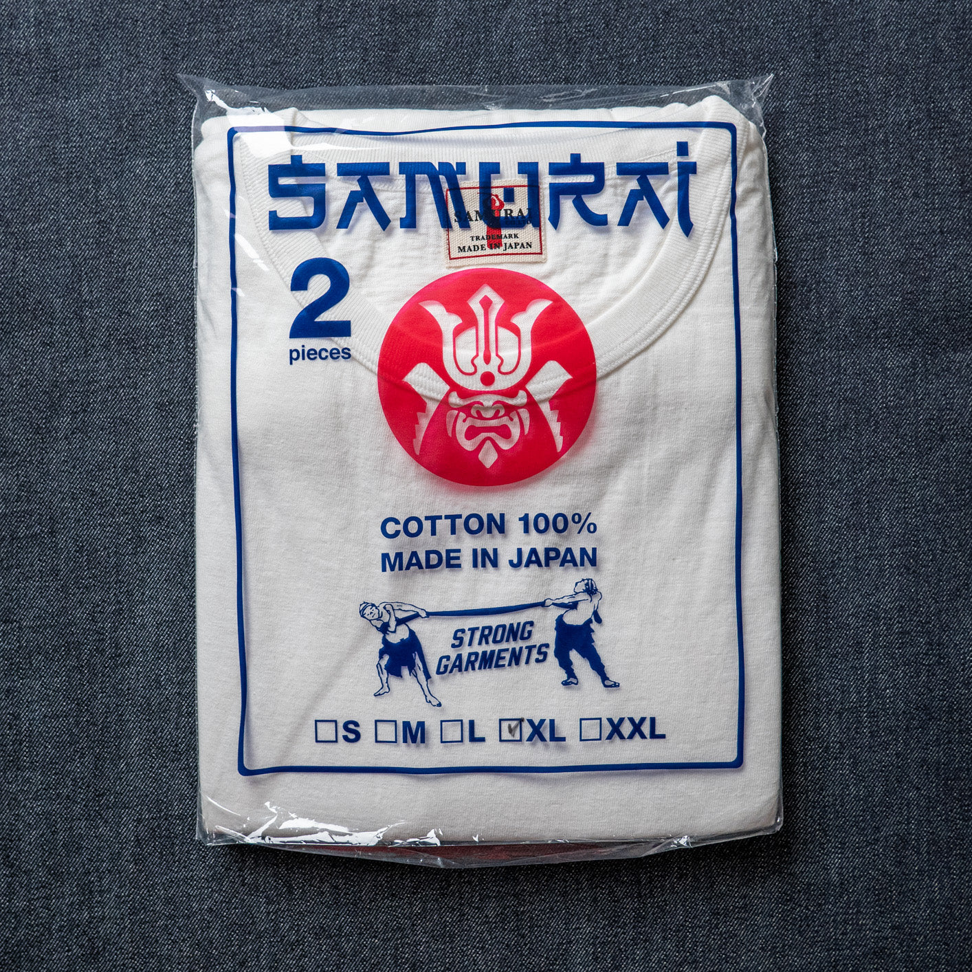 Samurai 5.4oz Loopwheeled T-Shirt 2-Pack – White - Image 6