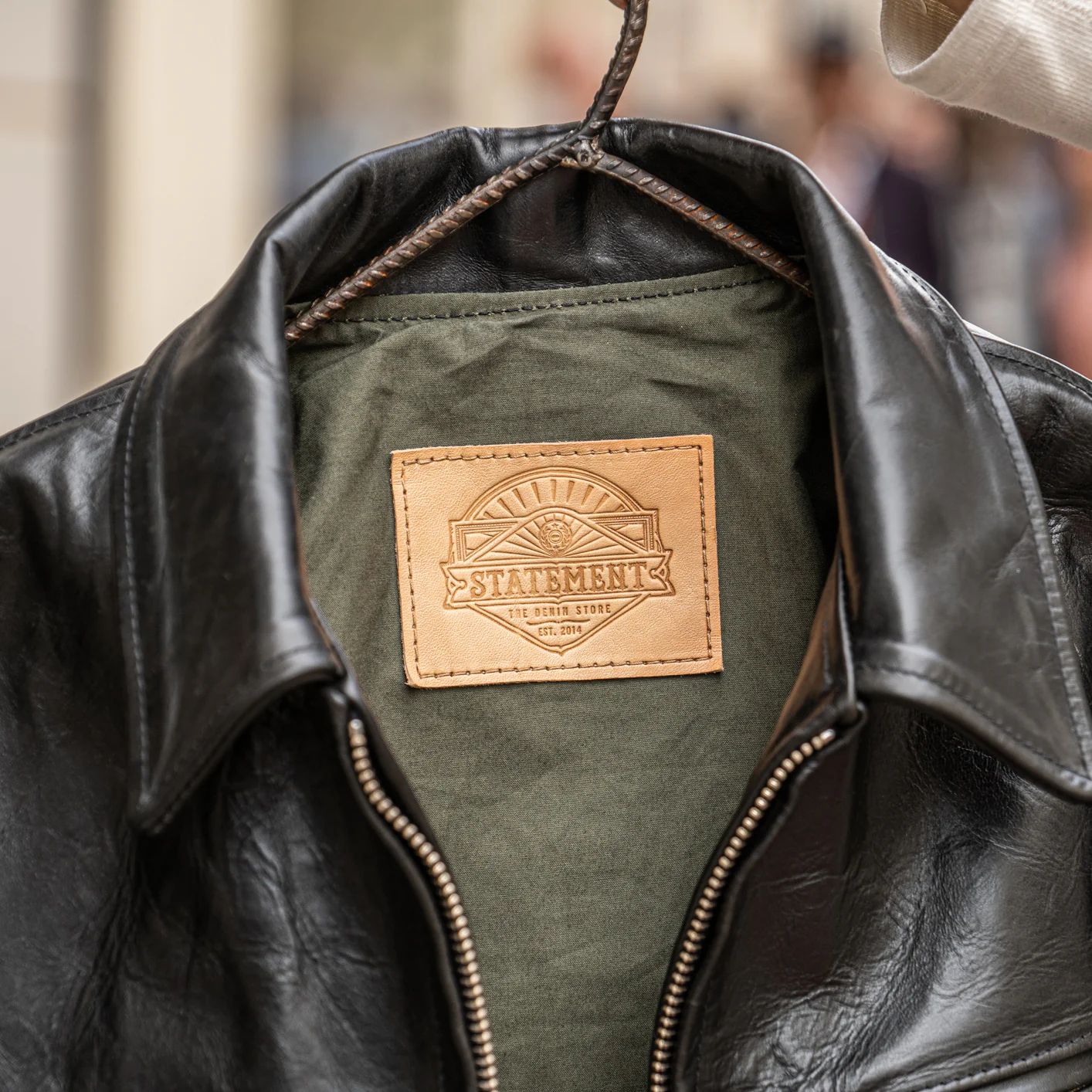 Simmons Bilt “Liberator” Leather Jacket – Black Clayton Monza Horsehide - Image 15