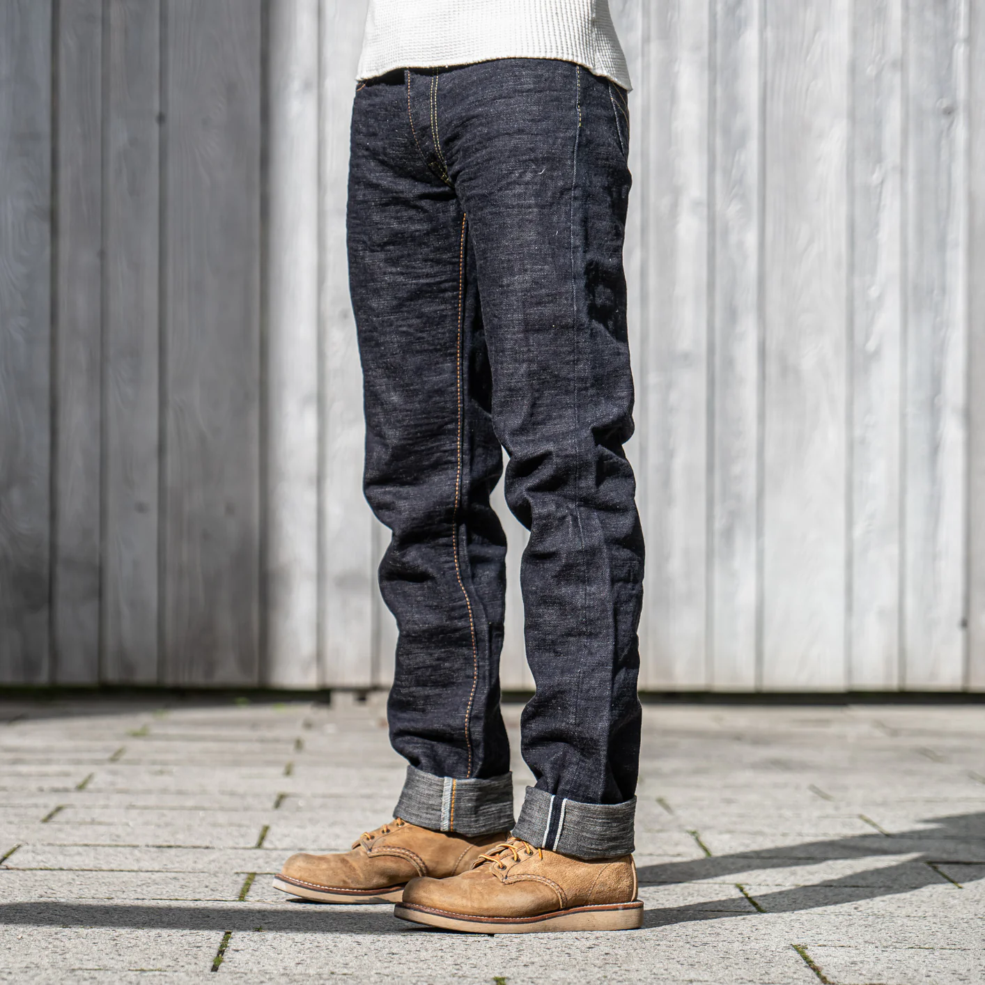 Strike Gold SG5103 15oz Slub Selvedge Jeans – Classic Straight - Image 3