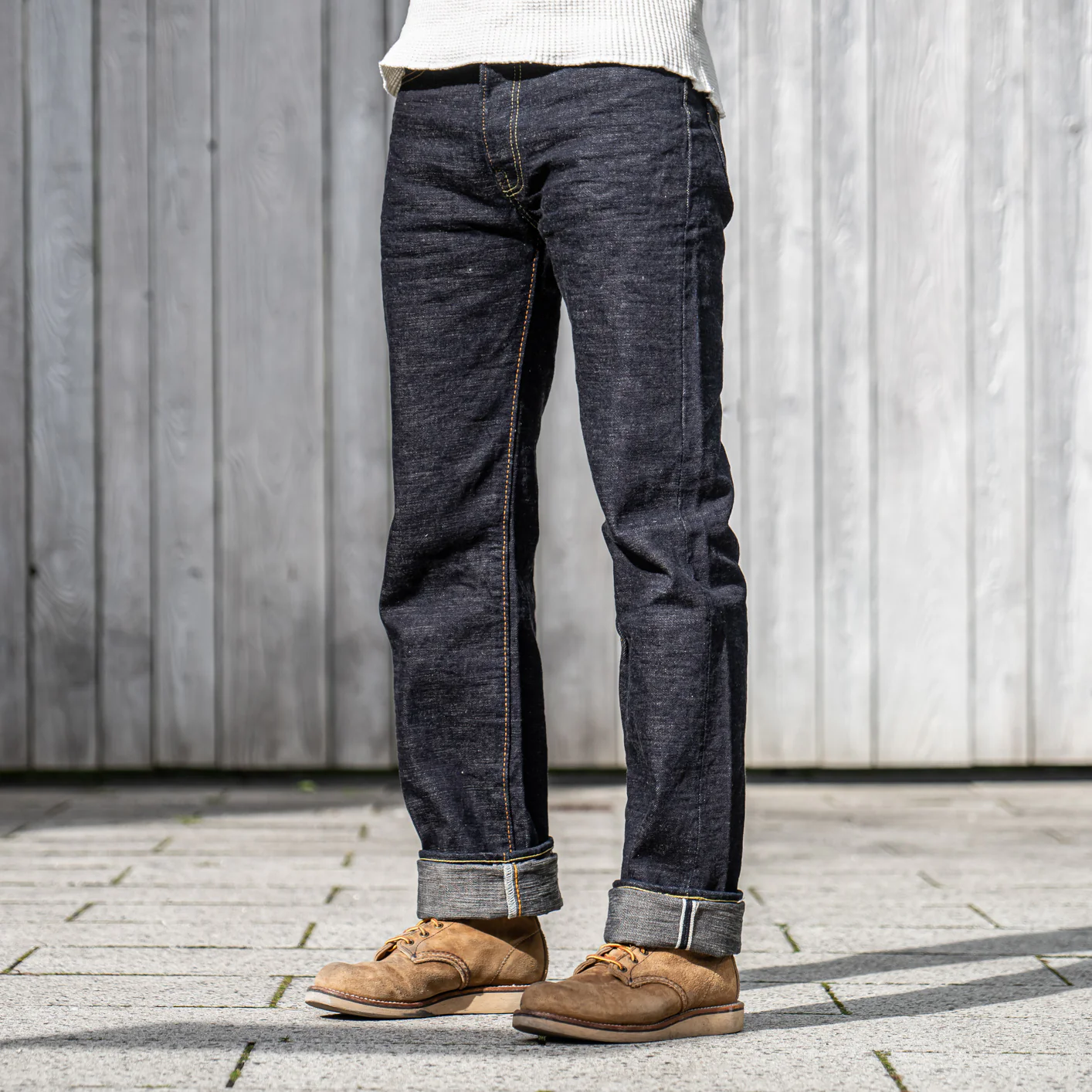 Strike Gold SG5104 15oz Slub Selvedge Jeans – Relaxed Tapered - Image 3