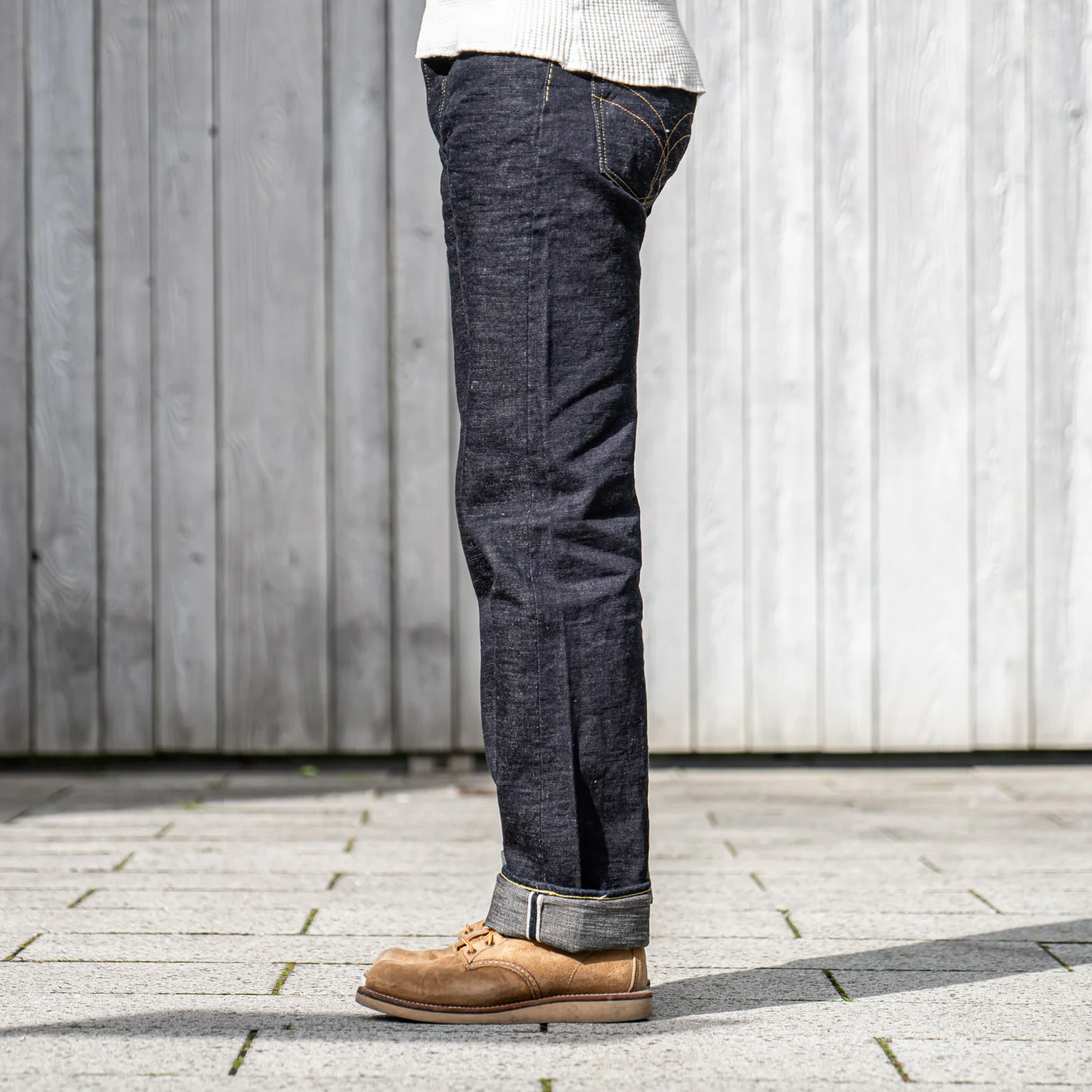 Strike Gold SG5104 15oz Slub Selvedge Jeans – Relaxed Tapered - Image 4