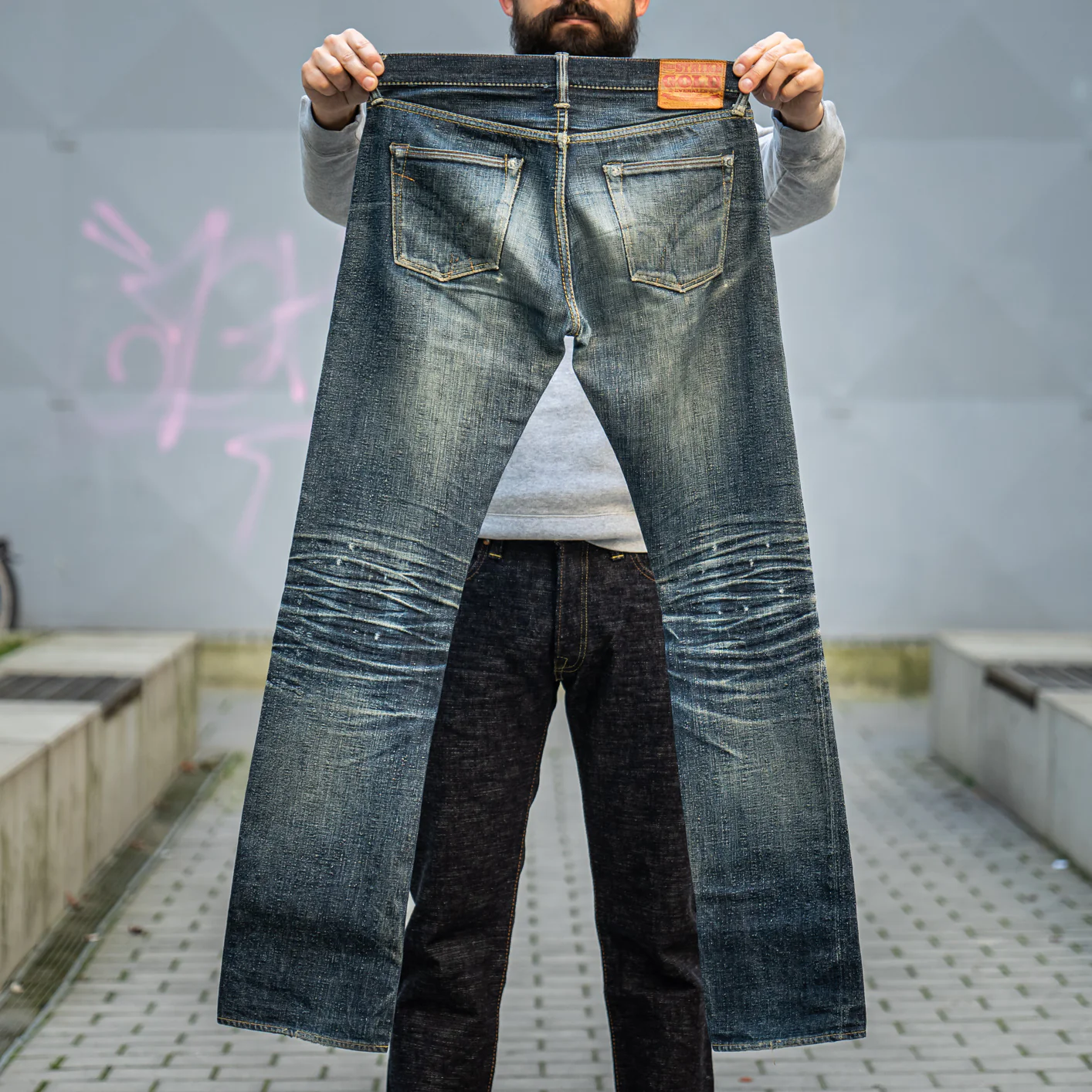 Strike Gold SG5104 15oz Slub Selvedge Jeans – Relaxed Tapered - Image 8