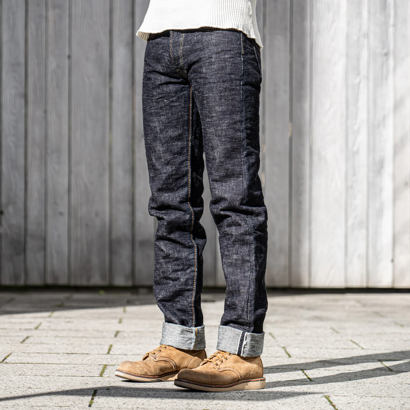 Strike Gold SG7104 17oz Super Slubby Selvedge Jeans – Relaxed Tapered - Image 3