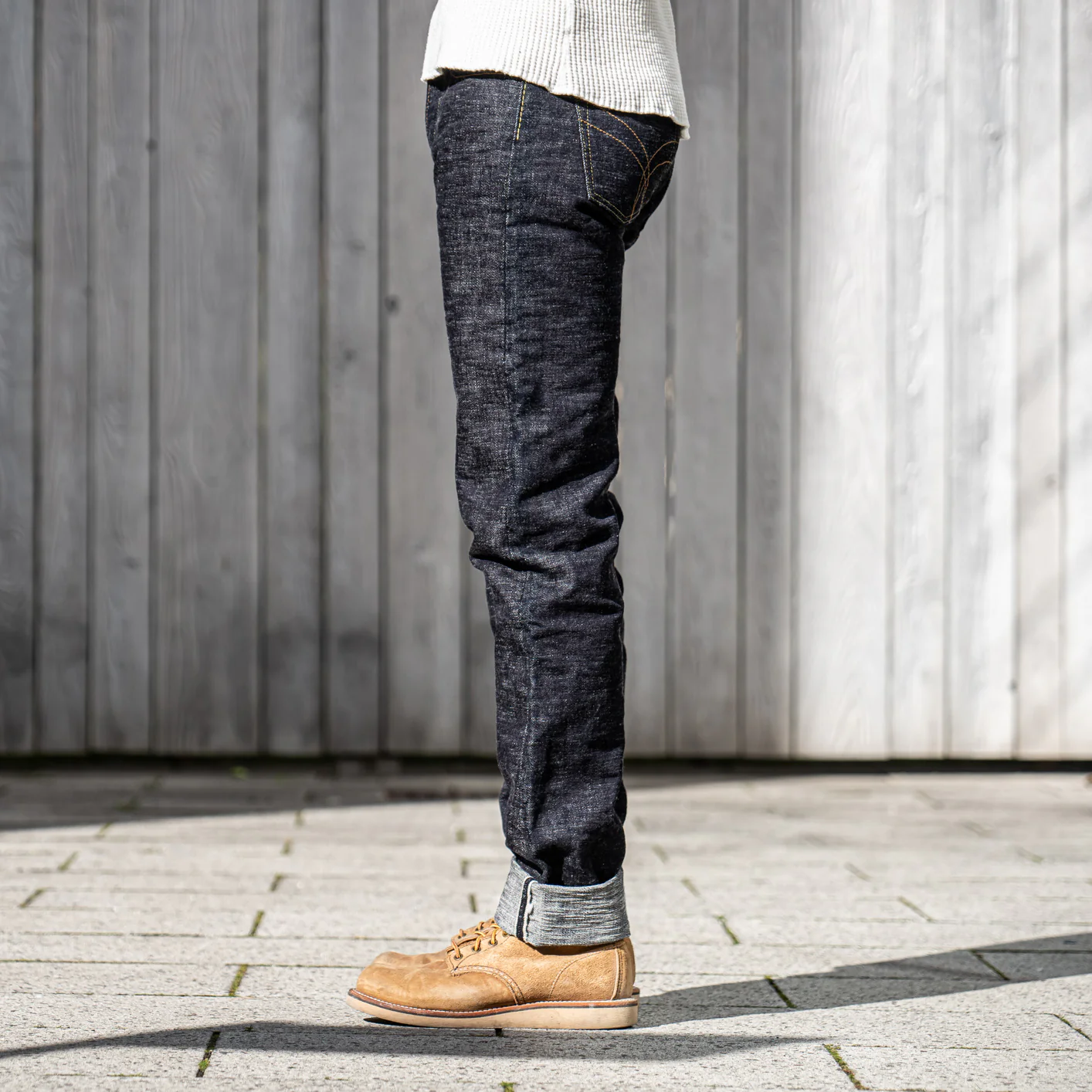 Strike Gold SG7104 17oz Super Slubby Selvedge Jeans – Relaxed Tapered - Image 4