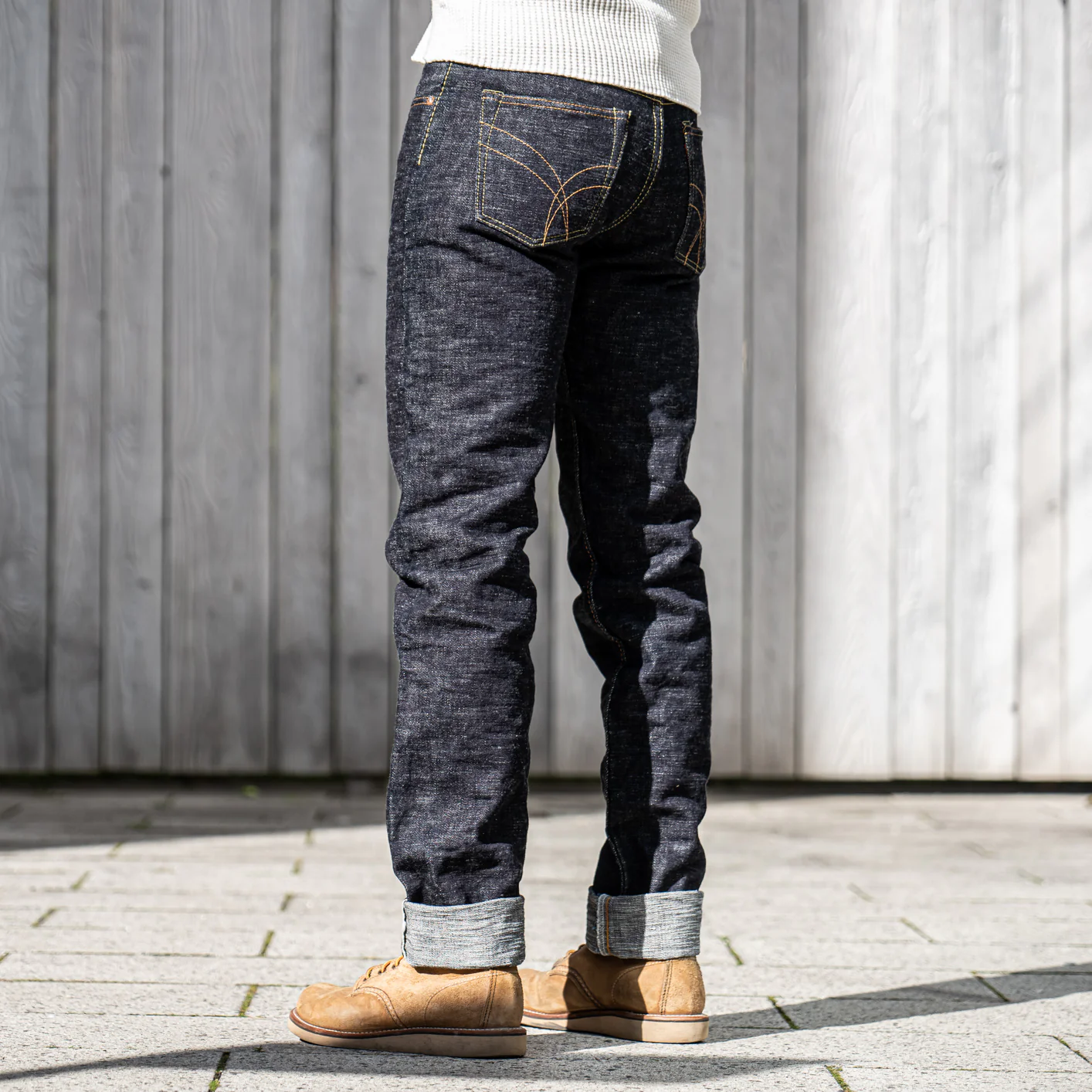 Strike Gold SG7104 17oz Super Slubby Selvedge Jeans – Relaxed Tapered - Image 5