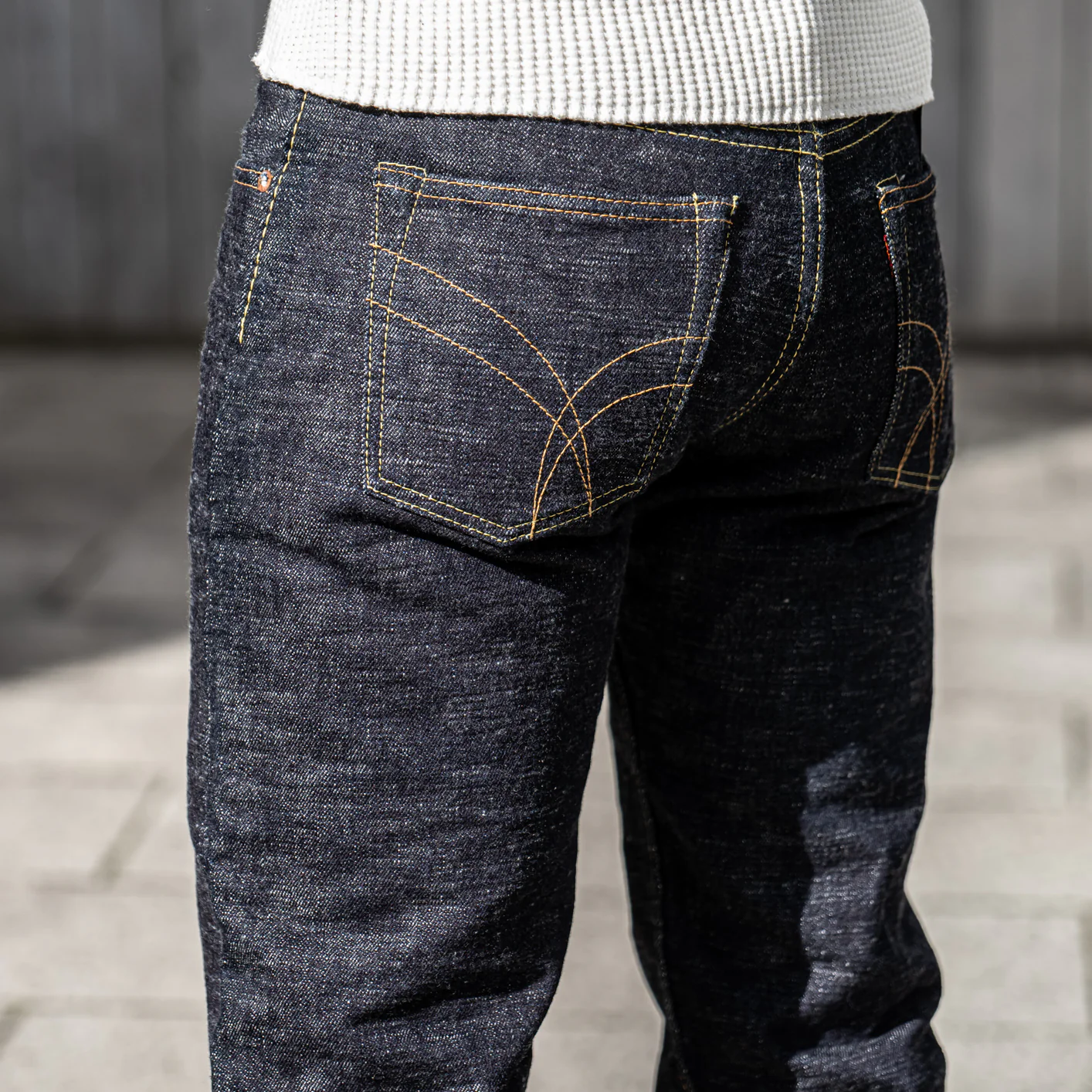 Strike Gold SG7104 17oz Super Slubby Selvedge Jeans – Relaxed Tapered - Image 6