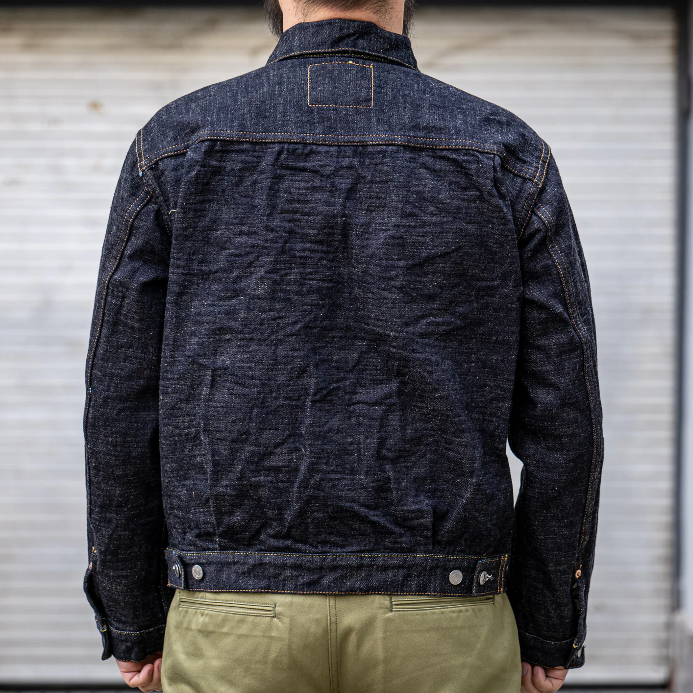 Strike Gold SGJ50S 15oz Slubby Type II Denim Jacket - Image 5