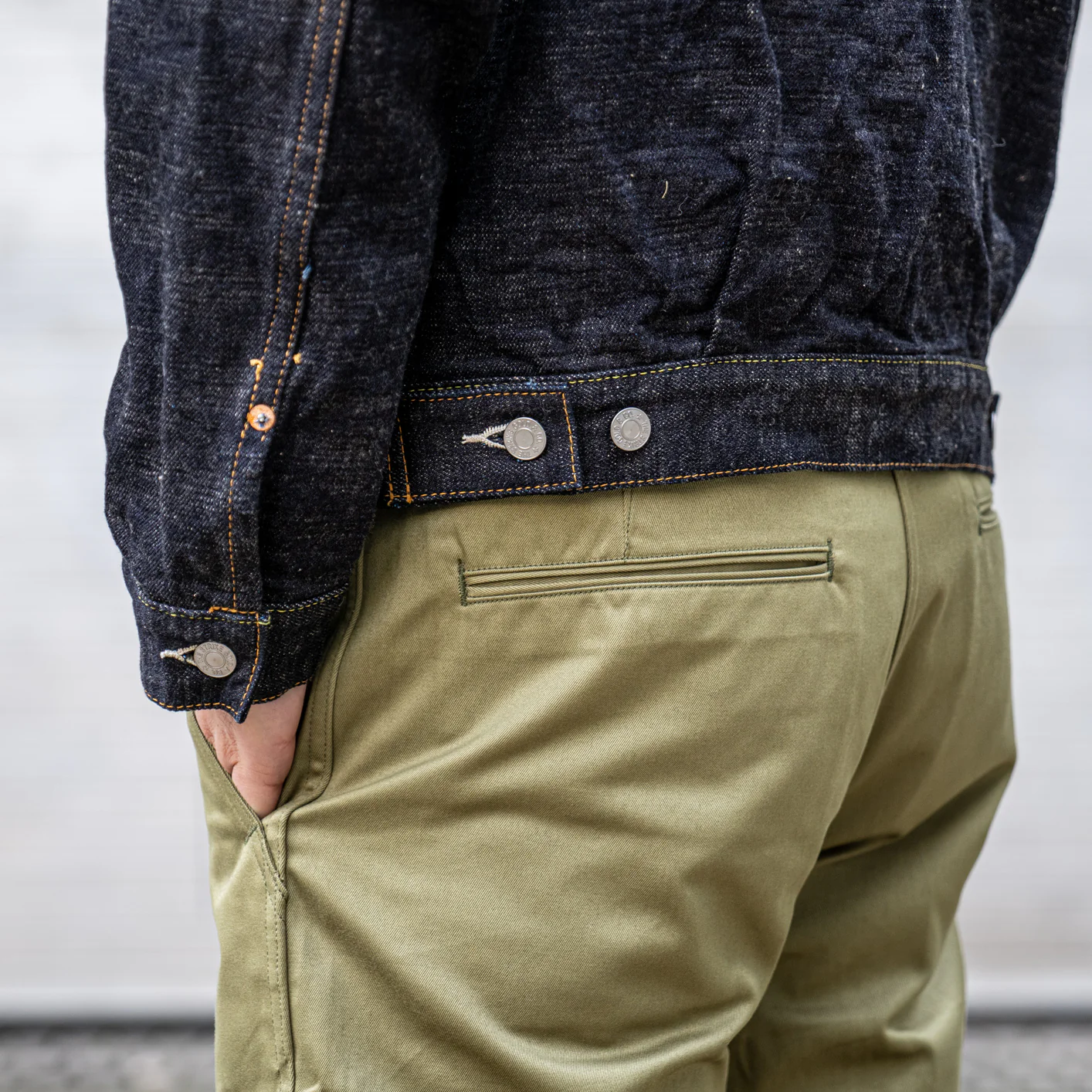 Strike Gold SGJ50S 15oz Slubby Type II Denim Jacket - Image 7