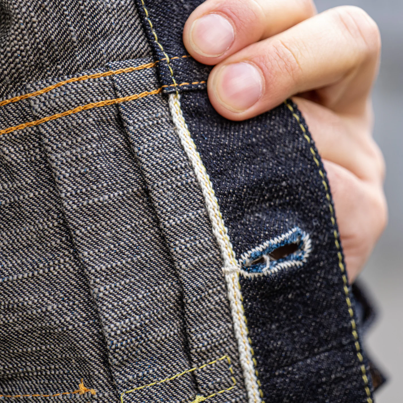 Strike Gold SGJ50S 15oz Slubby Type II Denim Jacket - Image 9