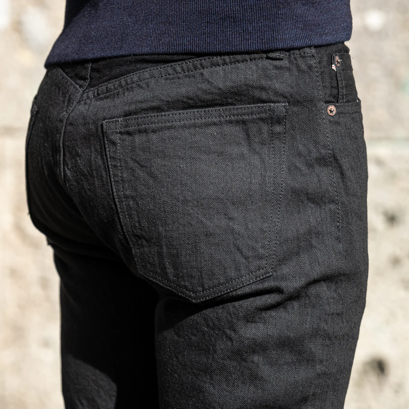 Sugar Cane 13oz Black Selvedge Type III Jeans - Slim Fit - Image 4