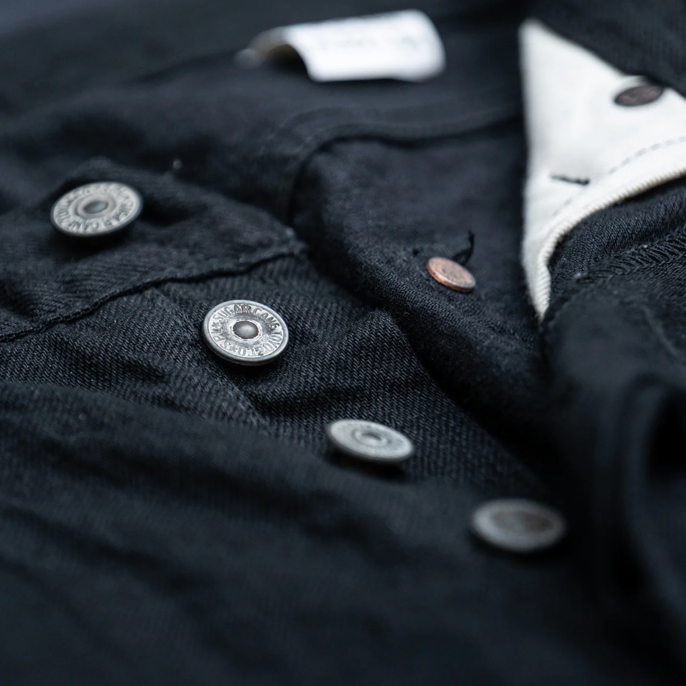 Sugar Cane 13oz Black Selvedge Type III Jeans - Slim Fit - Image 7